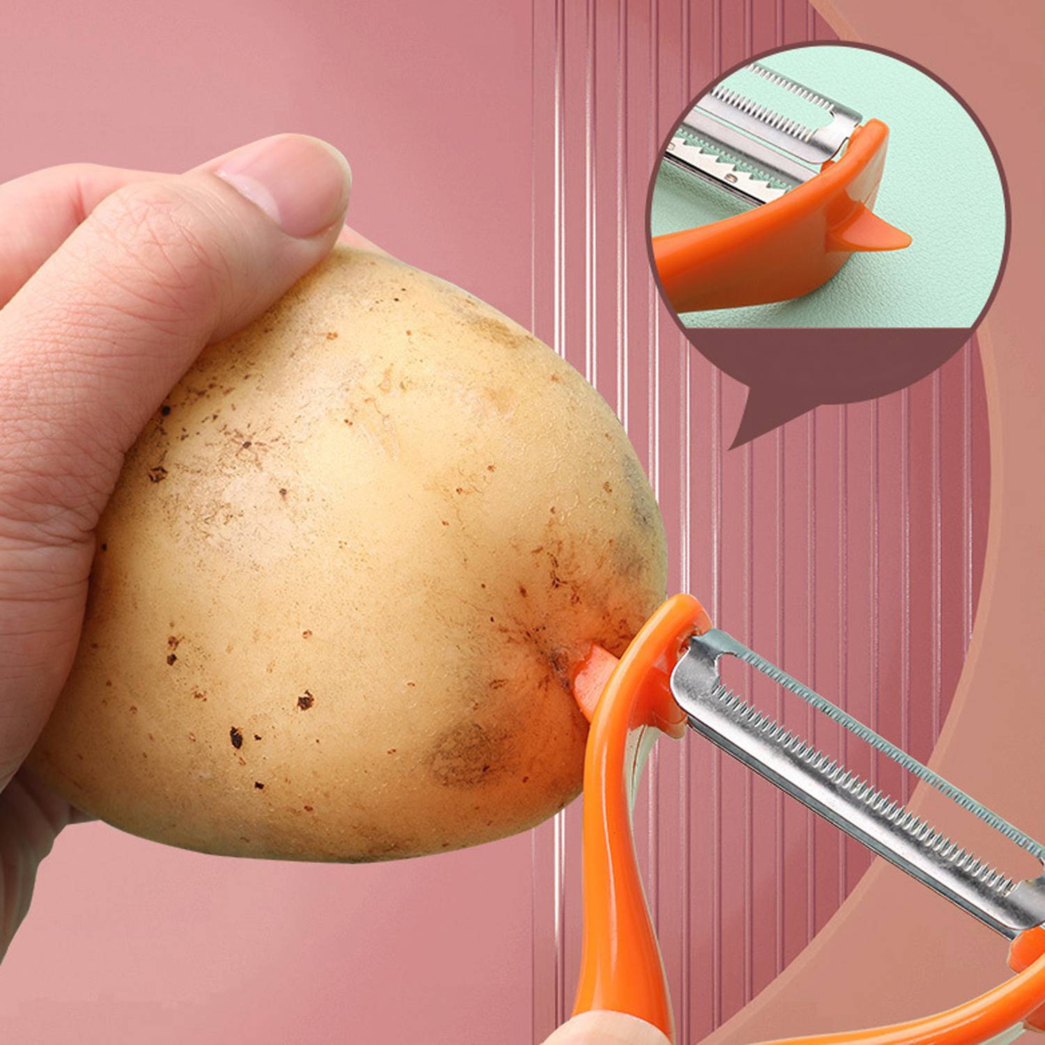 Kitchen Multifunctional Stainless Steel Peeler 6