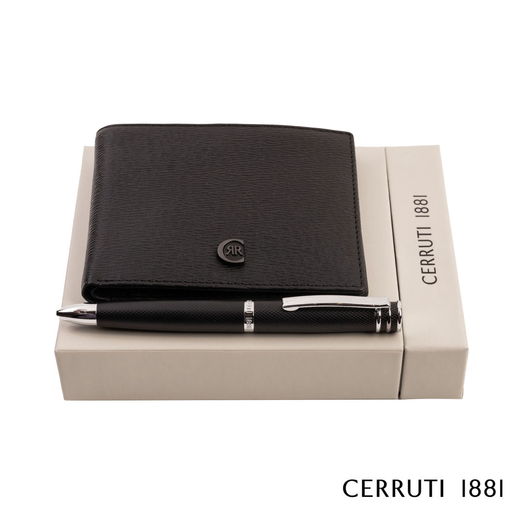 Cerruti 1881® Bond Card Wallet & Austin Ballpoint Pen Set 4