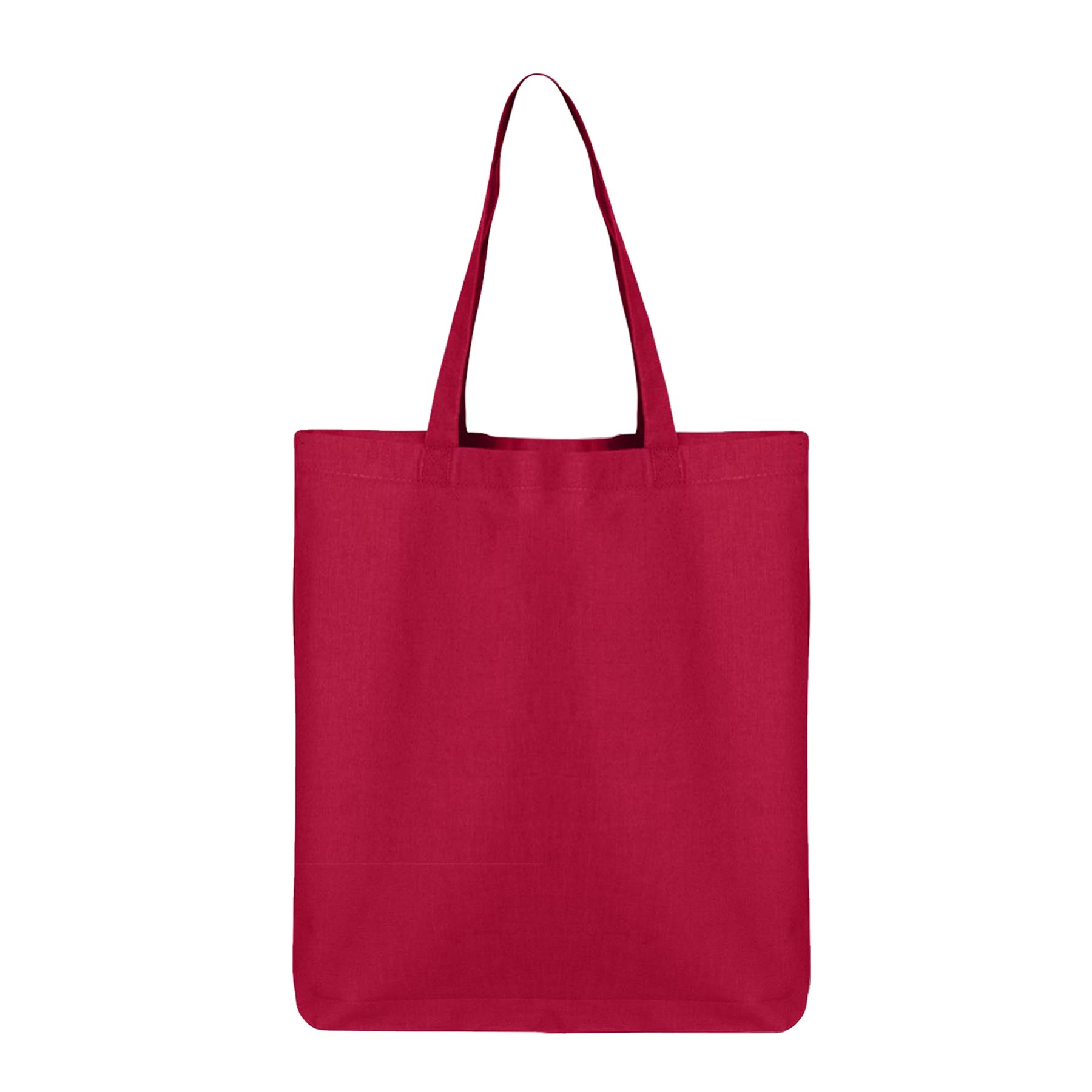 6 oz. 100% Large Cotton Canvas Bottom Gusset Economy Tote Bag - 11" x 13" 2