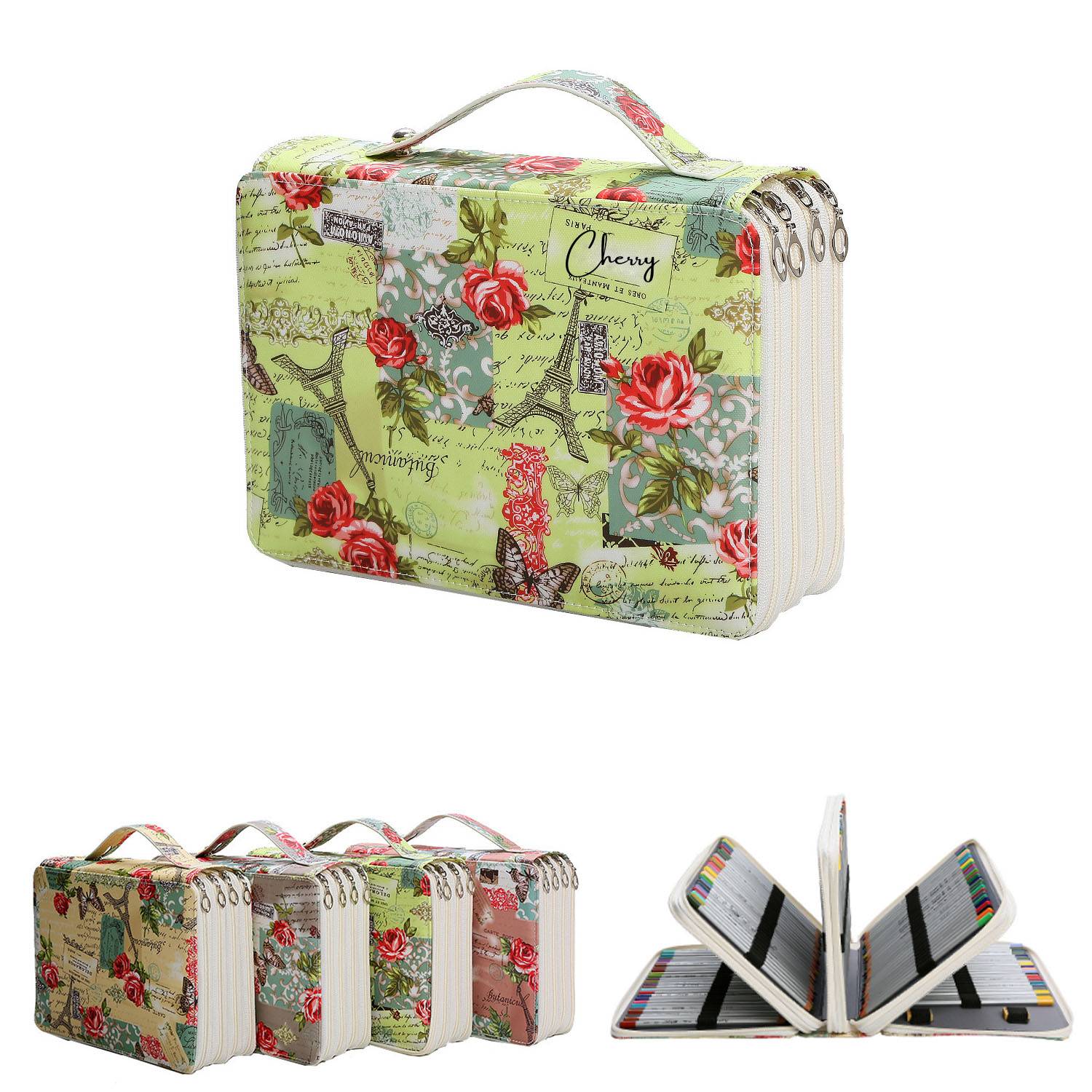 Colorful PU Leather Pencil Case 2