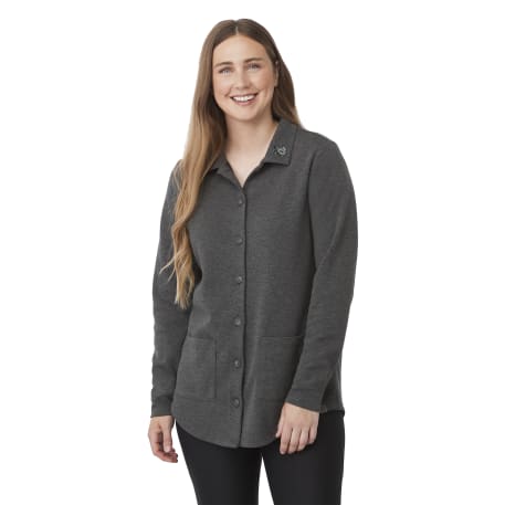 RIGI Eco Knit Button Cardi - Women's, custom women's shirt with logo imprint 113