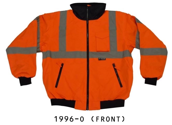 Ansi Class 3 Safety Orange Bomber Jacket 3