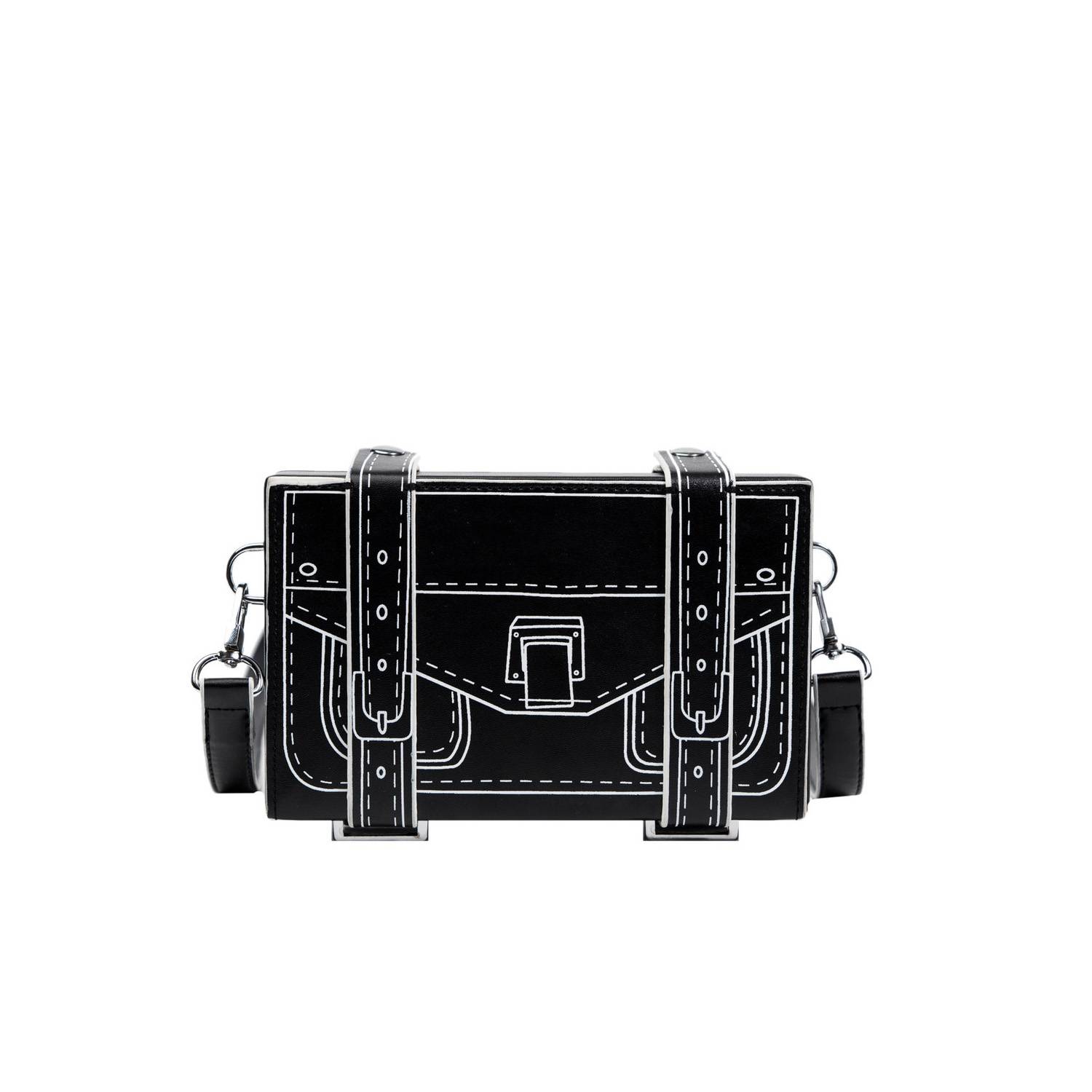 PU Leather Comic Style Crossbody Bag 3