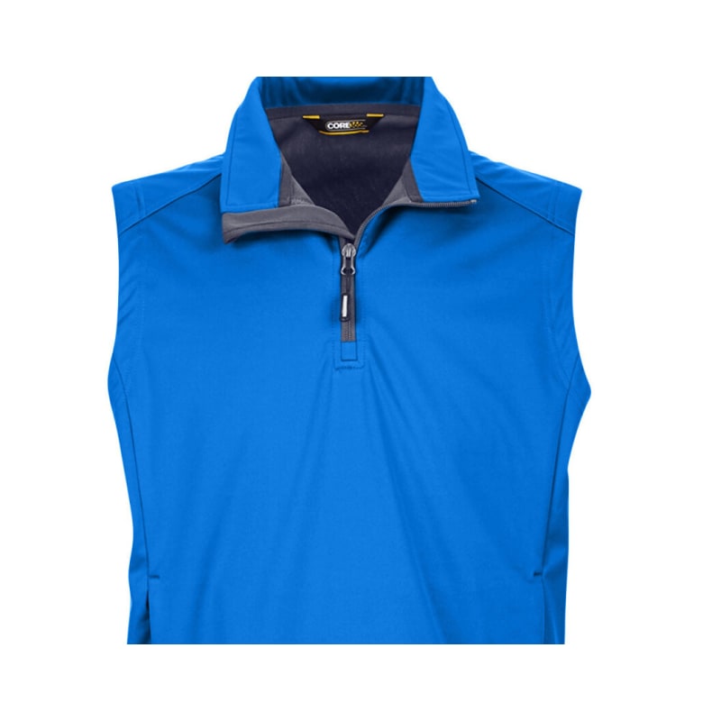 CORE365 Men's Techno Lite Three-Layer Knit Tech-Shell Quarter-Zip Vest 5
