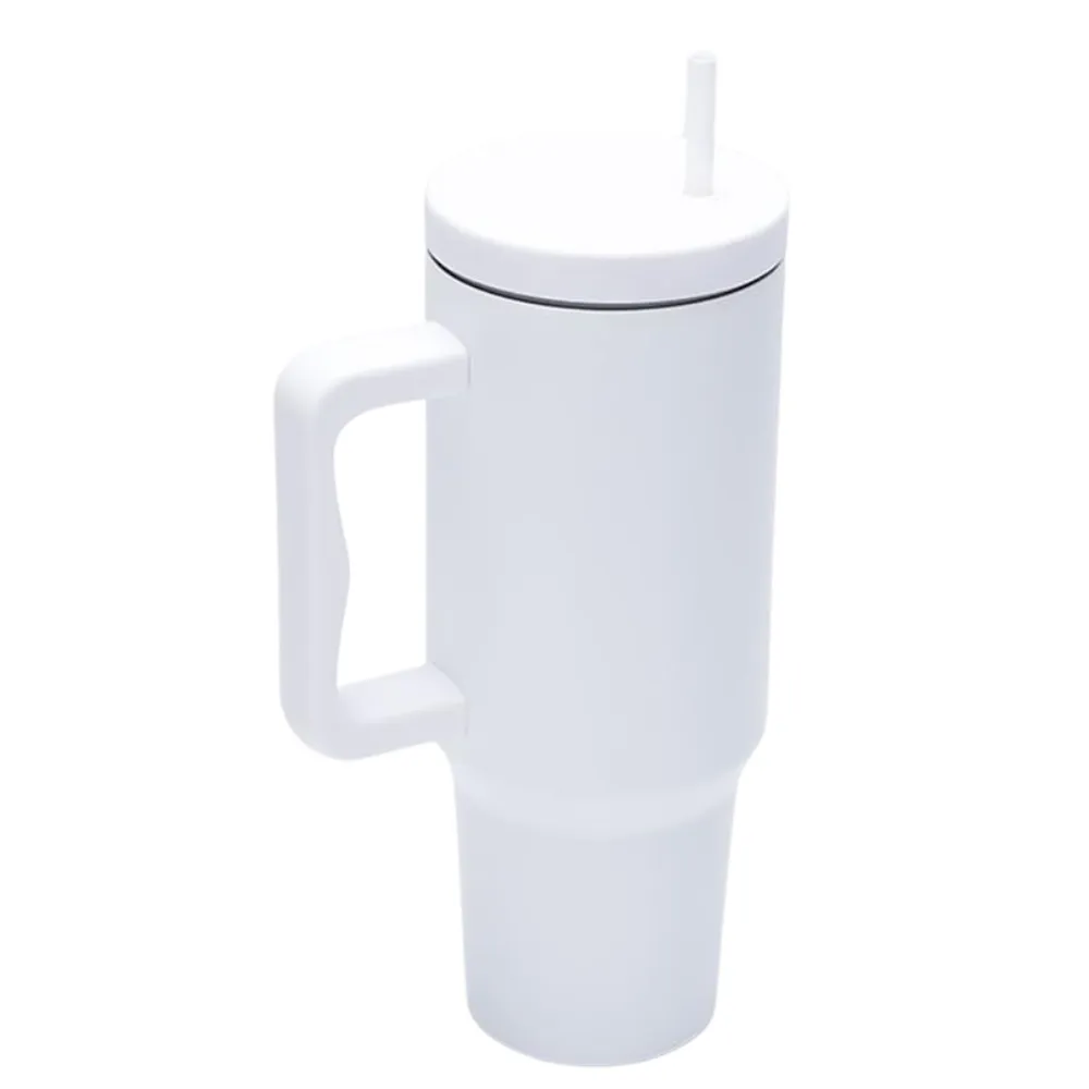 40oz. Minimalist Tumbler with Handle and Straw 11