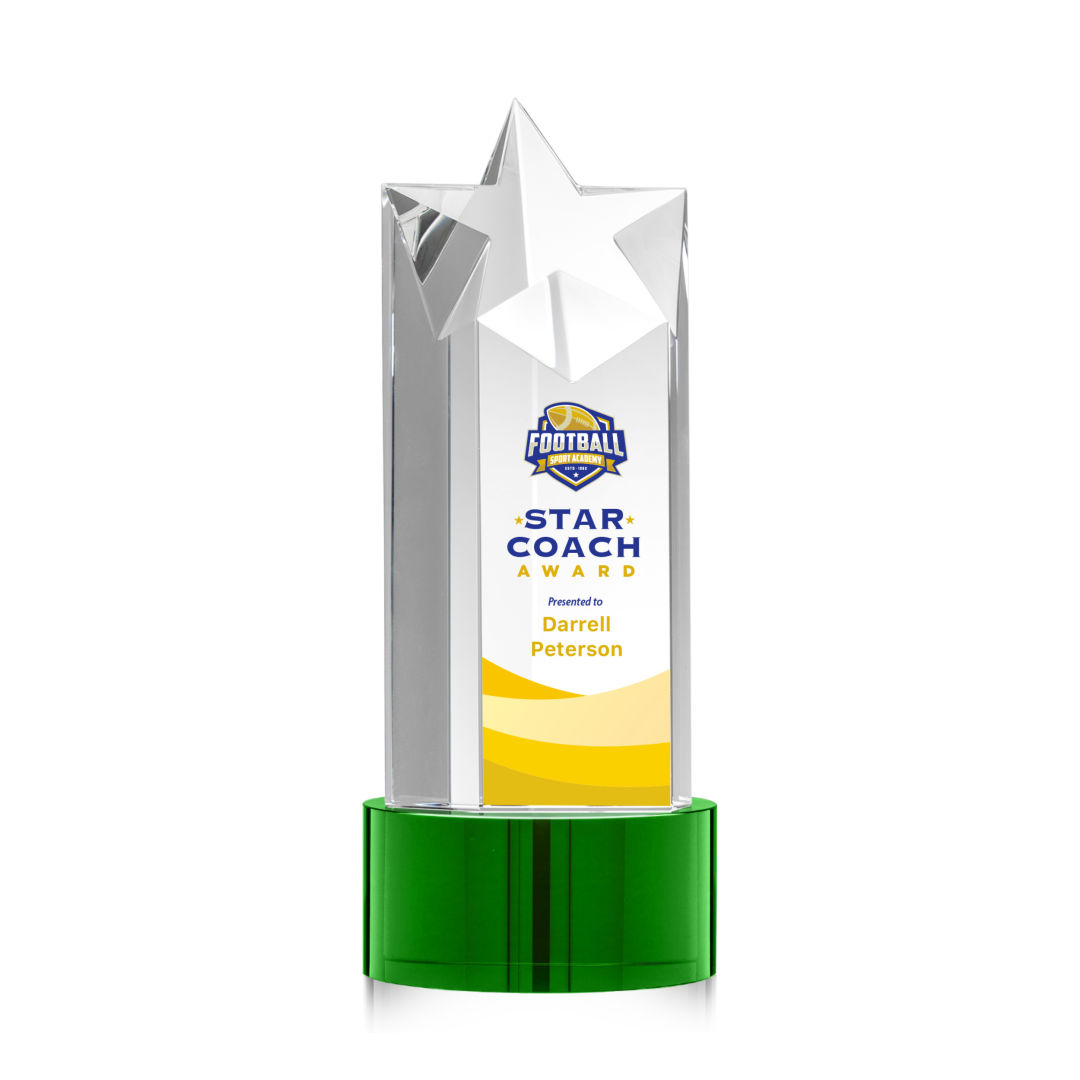 Berkeley VividPrint™ Award on Marvel Base - Green 13