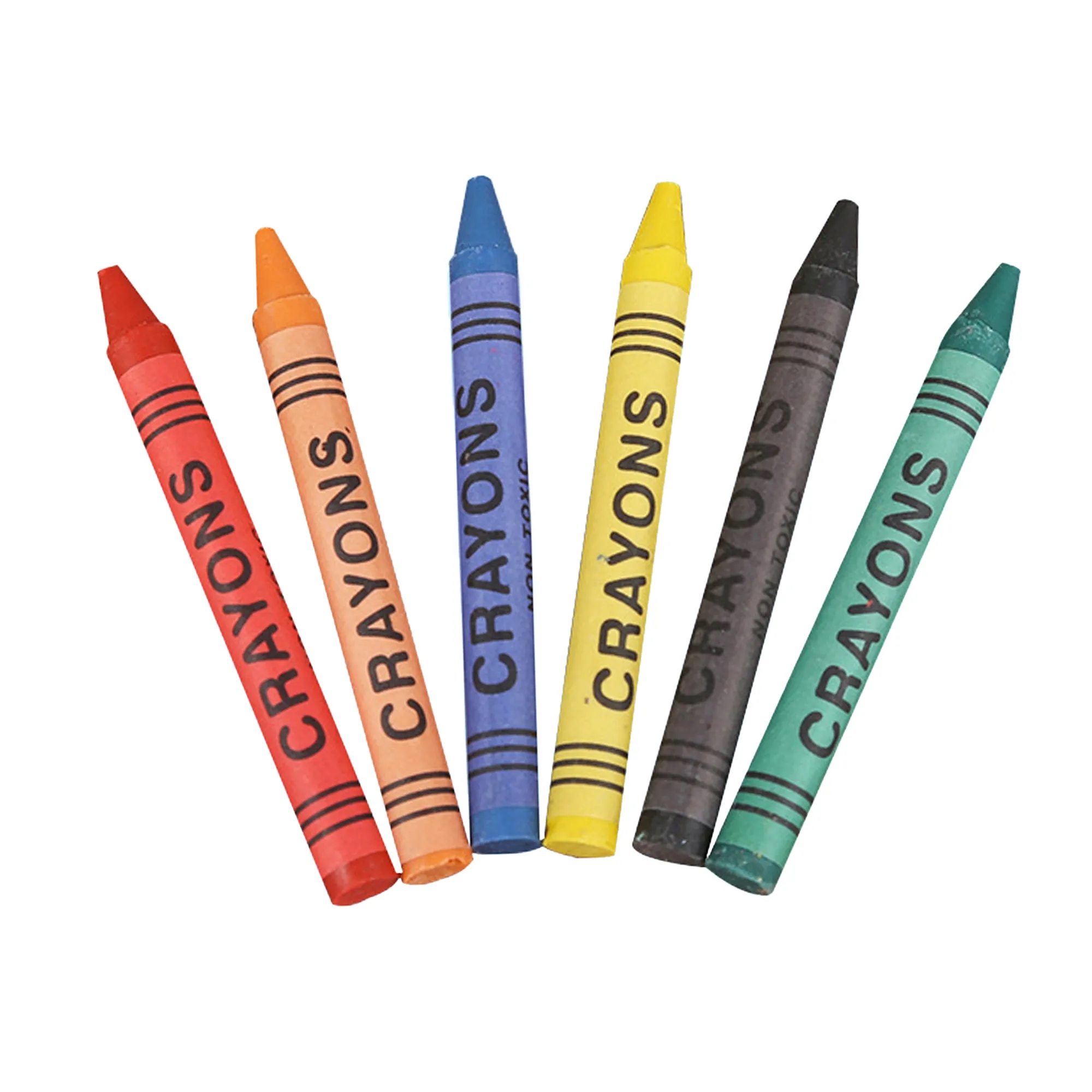 Basic Colors 6-Piece Crayon Pack 3