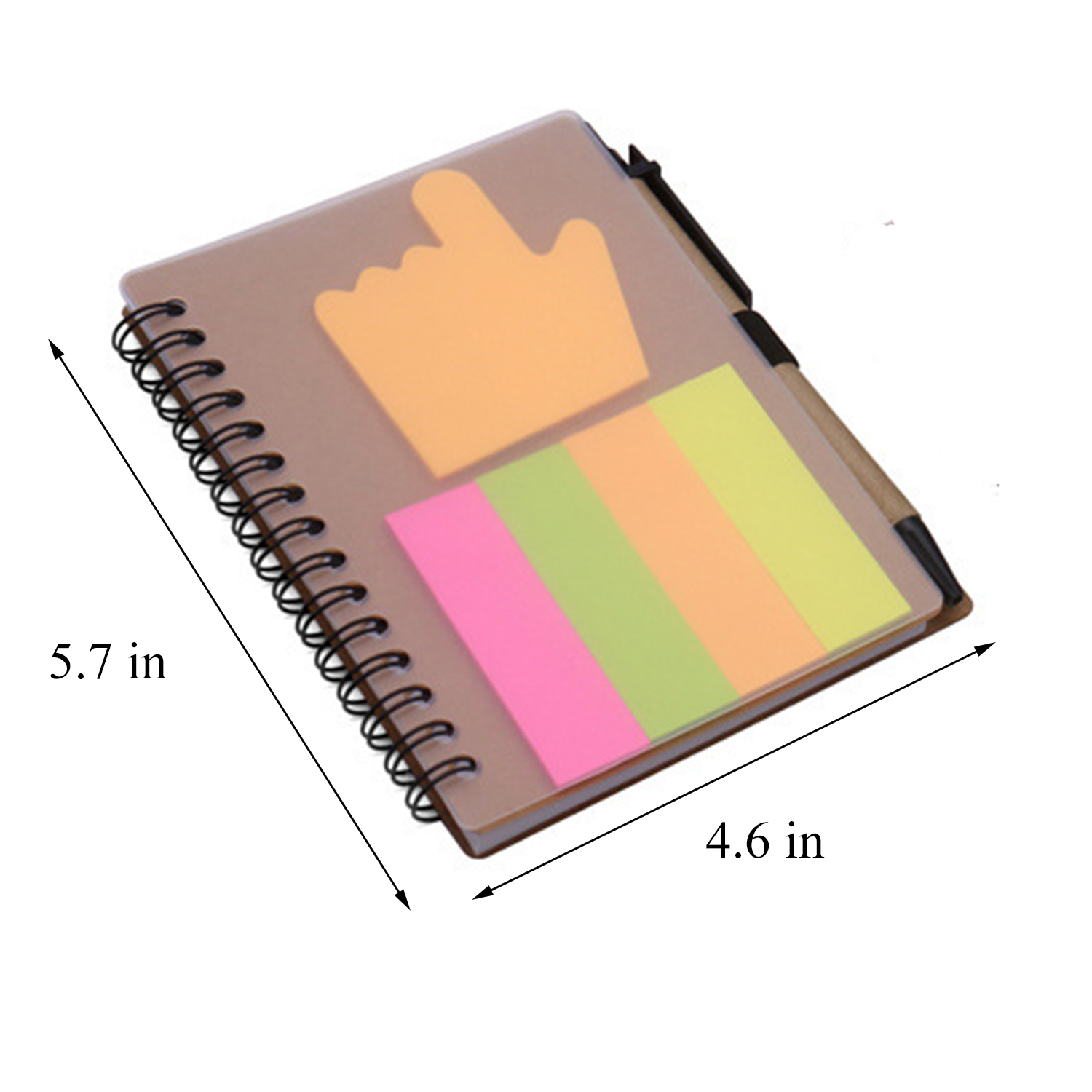 Notebook W/ Sticky Notes 2