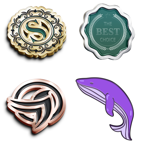 Hard Enamel Solid Zinc Alloy Lapel Pin 6