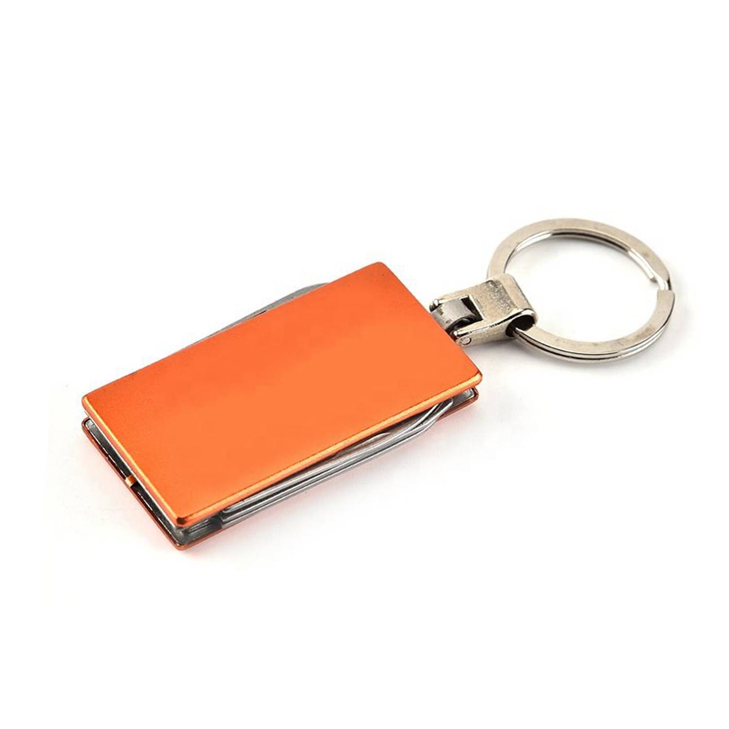 Mini Stainless Steel Folding Multi Tool Keychain 9