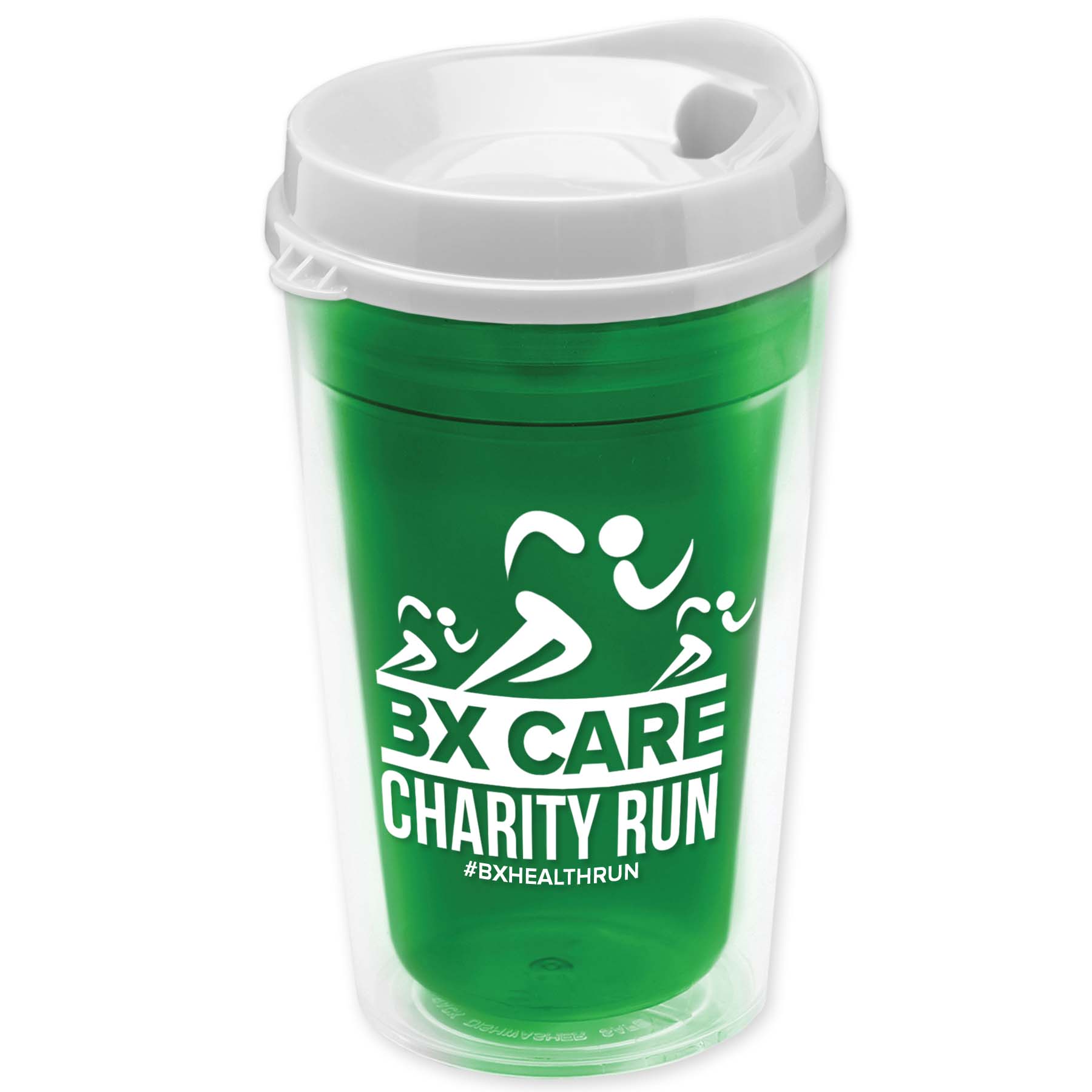 16 oz. Double-Wall Insulated Transparent Tumbler with Auto Sip 2