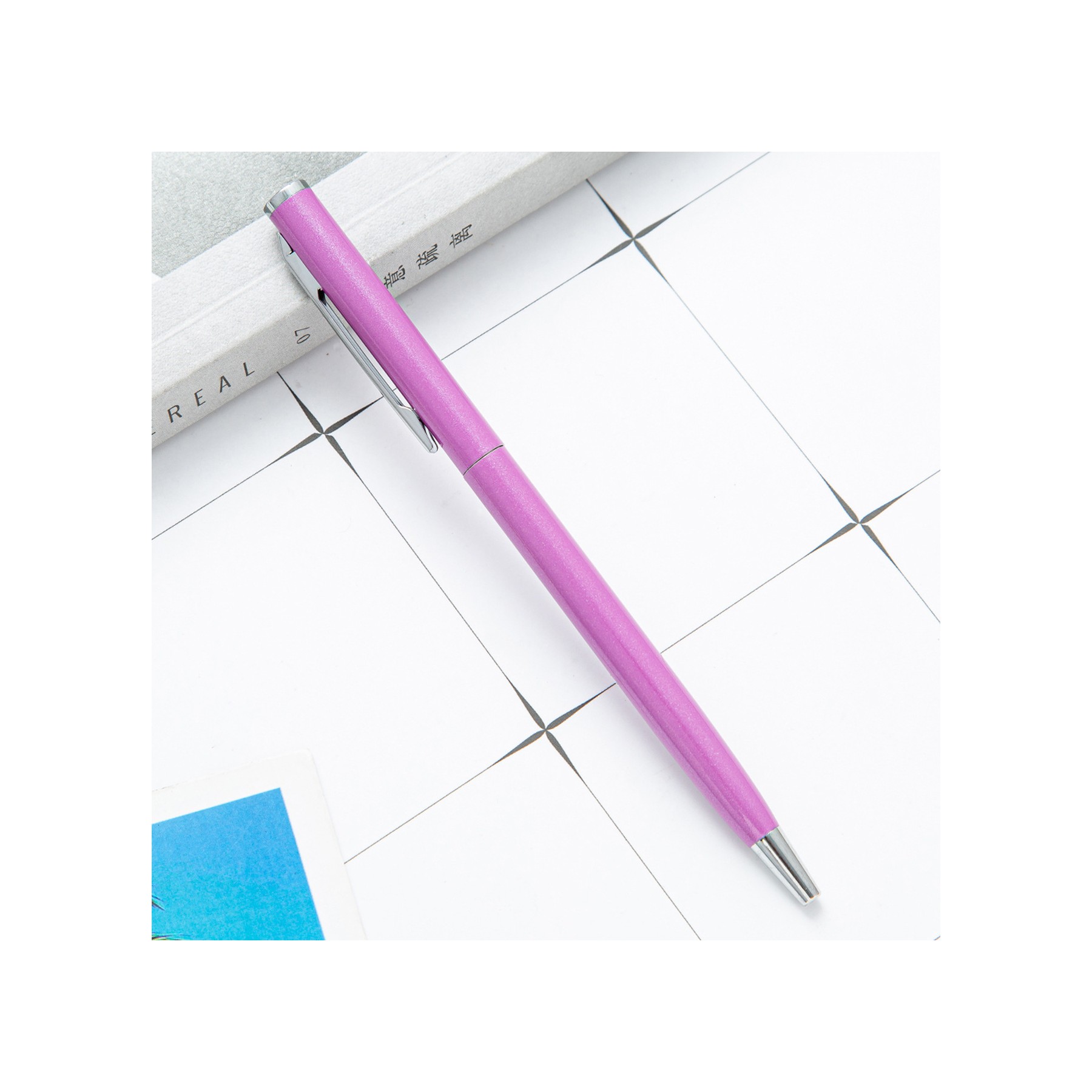 Metal Slim Twist Ballpoint Pen 5