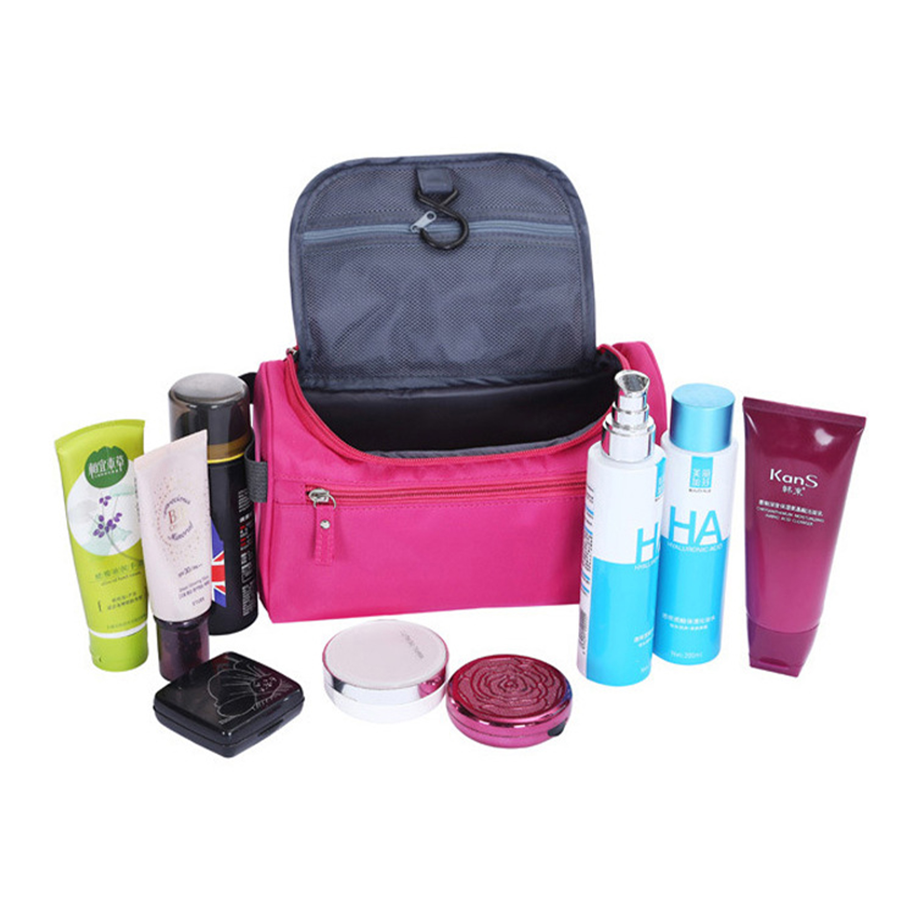 Travel toiletry cosmetic bags 6