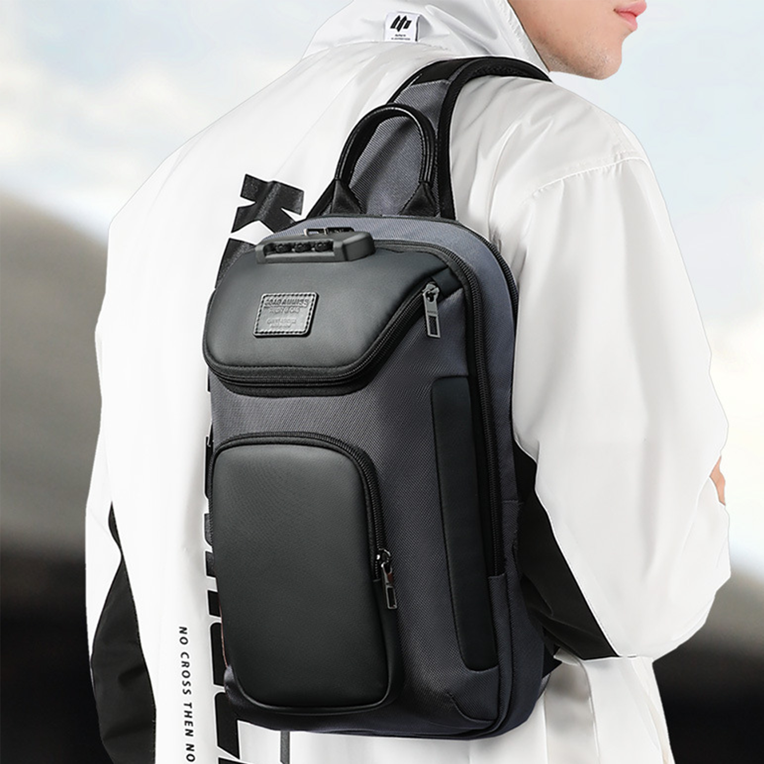 Men's Waterproof and Theft-Proof Chest Bag 3