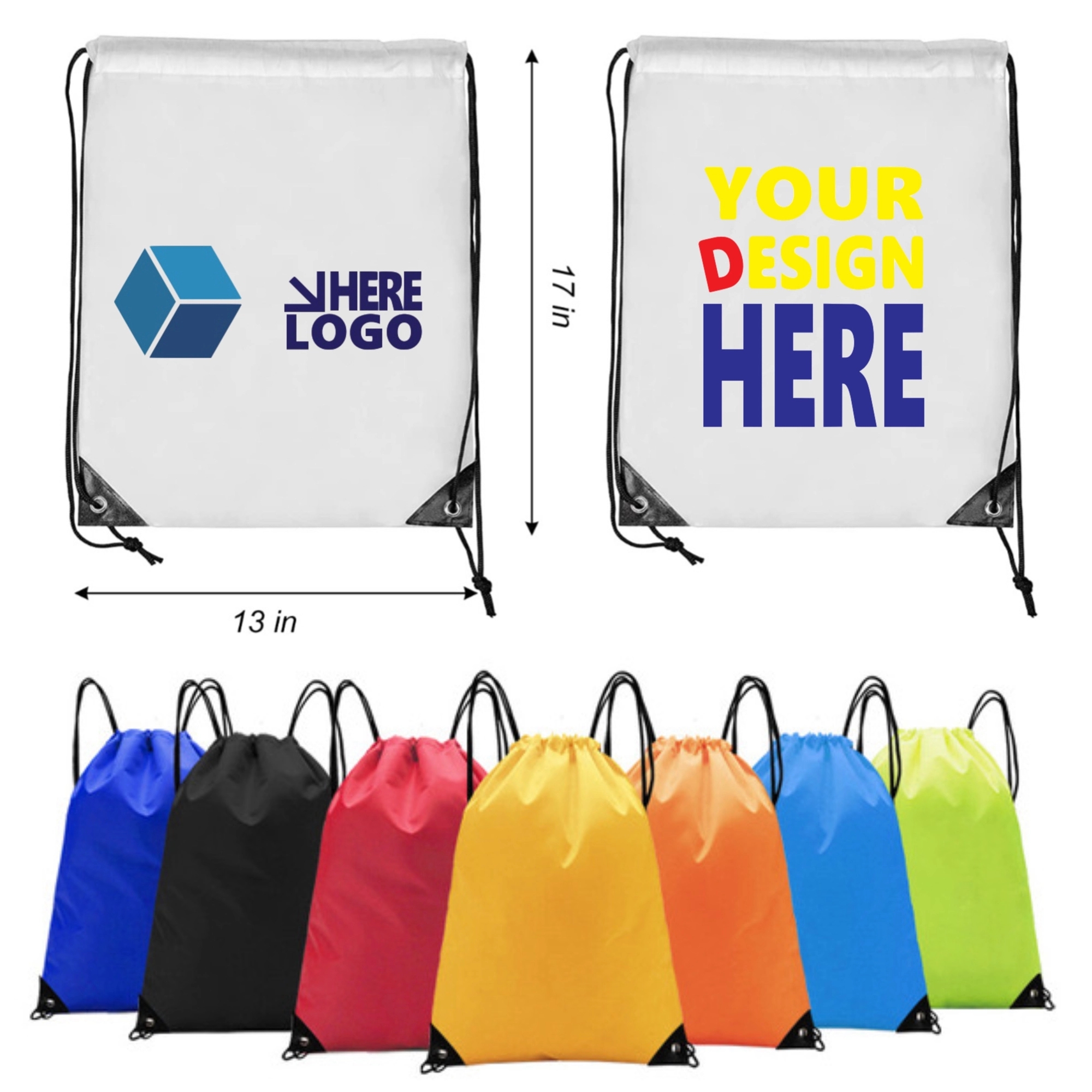 Drawstring Knapsack Travel Organizer Bags