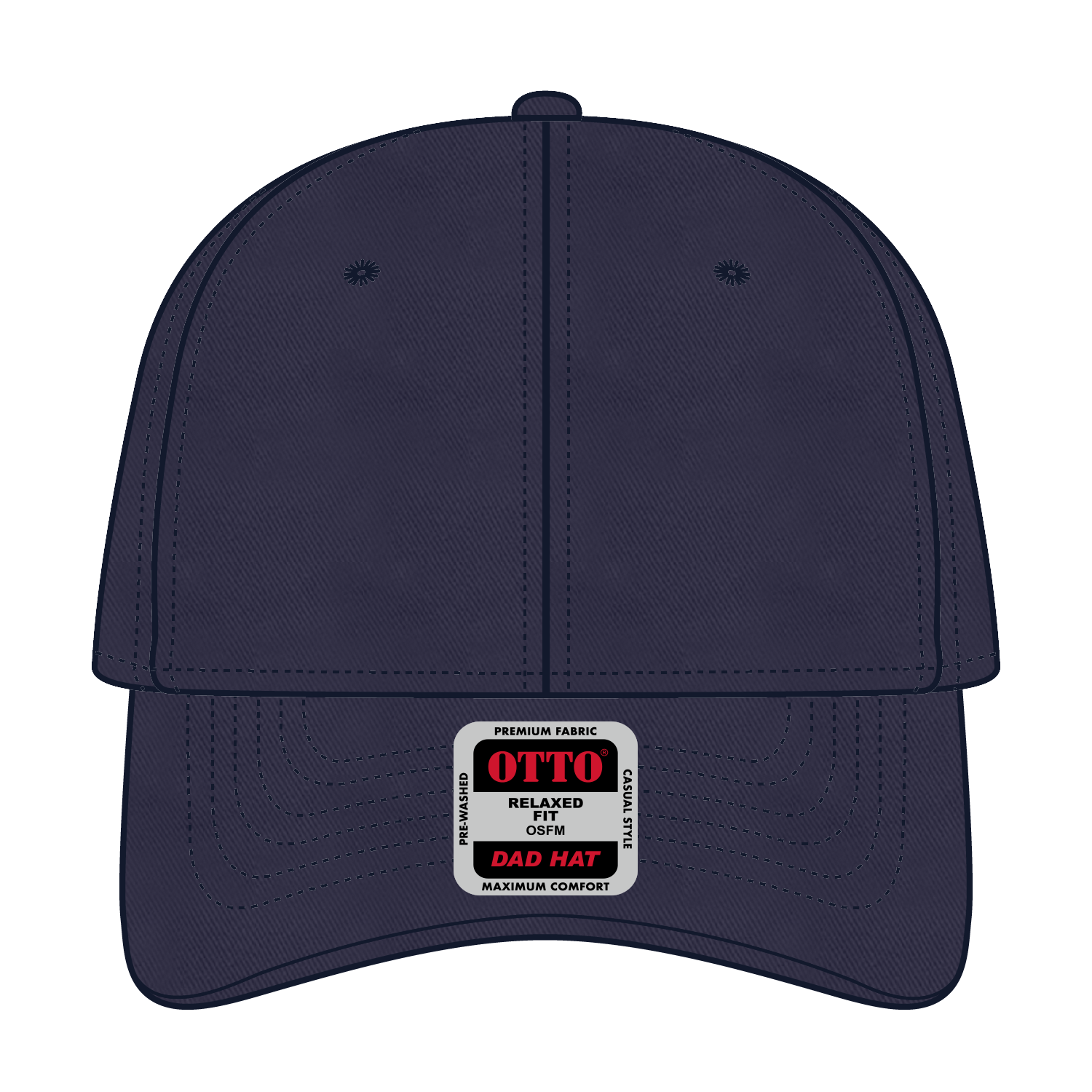 OTTO CAP® 6 Panel Low Profile Dad Hat 1