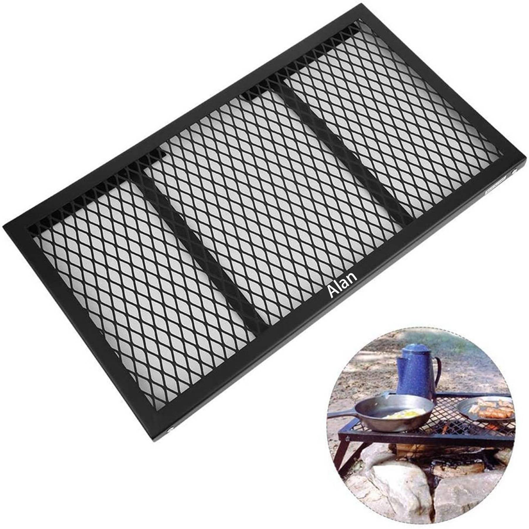 Folding camping barbecue table 8