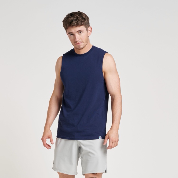 RUSSELL ATHLETIC DRI-POWER® CVC Performance Unisex Muscle T-Shirt 19