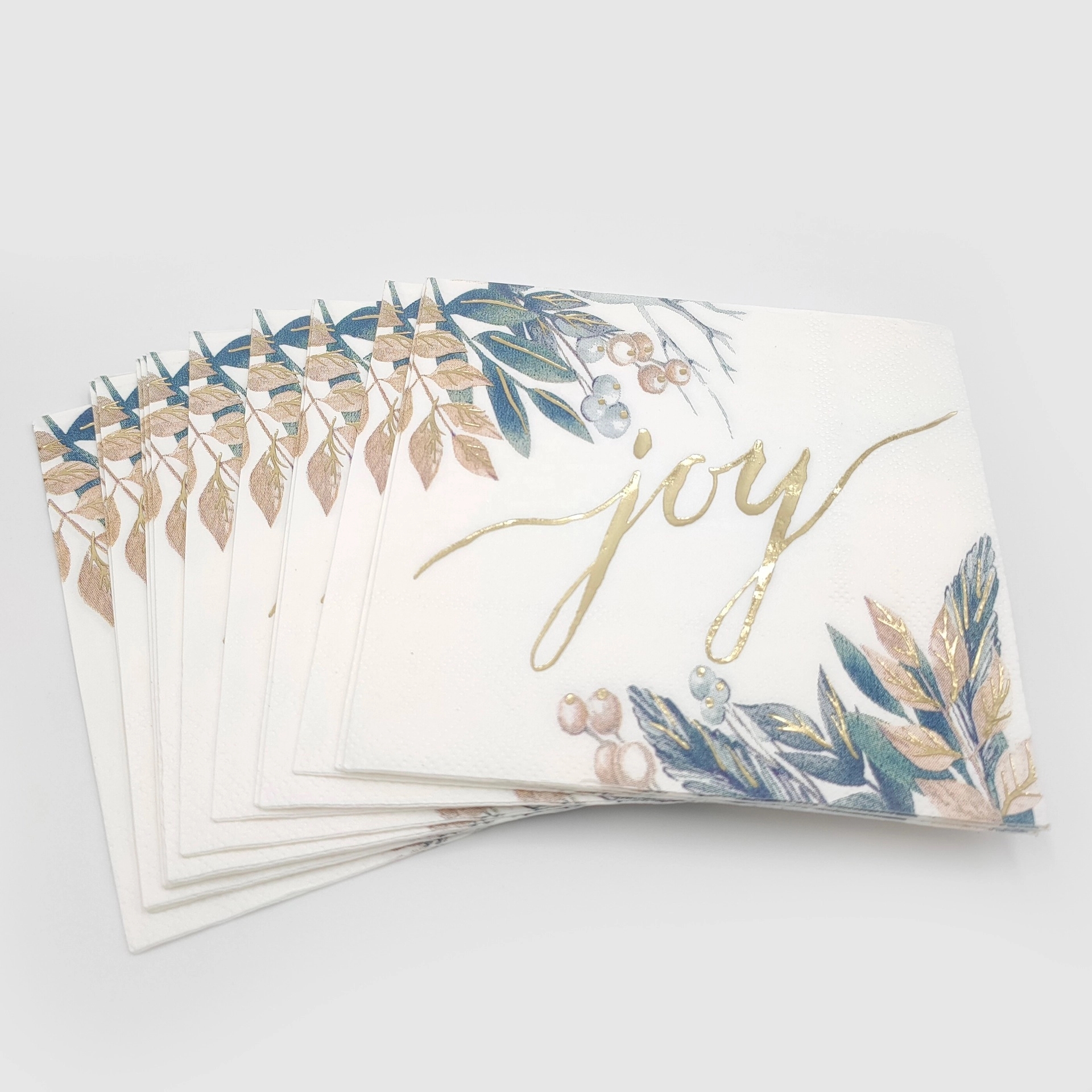 Custom Gold Foil Disposable Paper Napkins 4