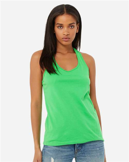 Women's Jersey Racerback Tank - 6008 8