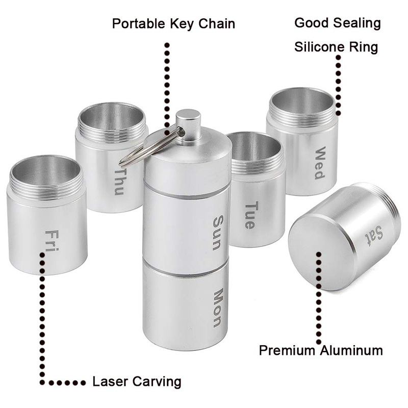 7-Day Metal Pill Box 3