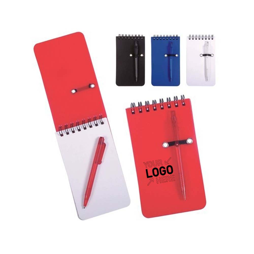 Mini Spiral Notebook With Pen