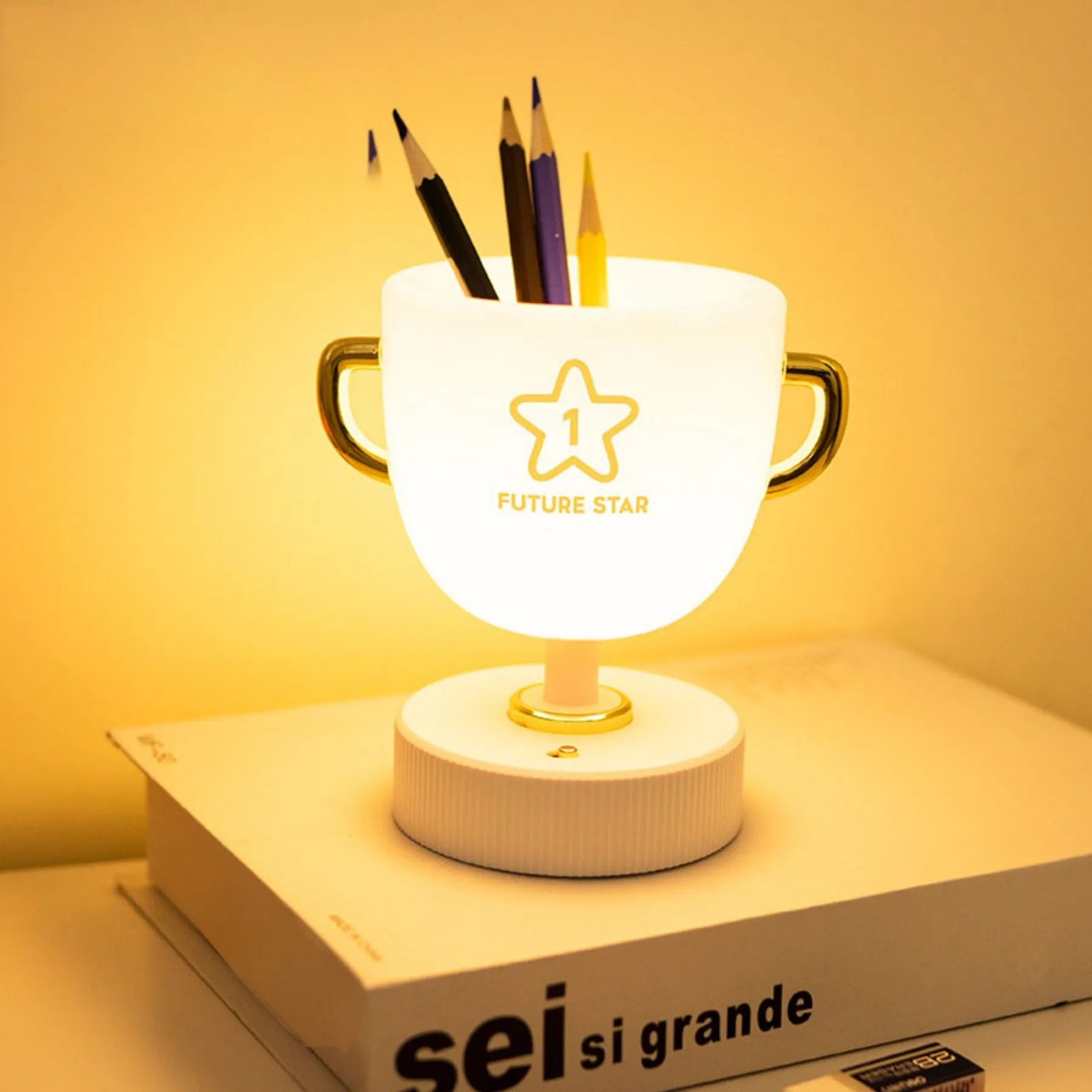 Trophy Pen Container & Night Lamp 3