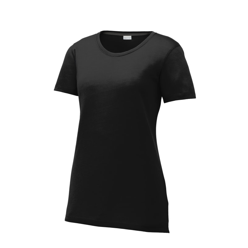 Sport-Tek Women's PosiCharge Competitor Cotton Touch Scoop Neck Tee. 25