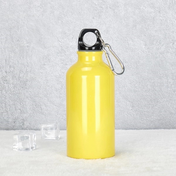 Aluminum Sport Bottle w/ Carabiner, 24oz/25oz., custom water bottle with logo imprint 4