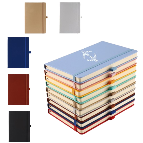 A6 Lined Notebook With Soft Strap Band 4