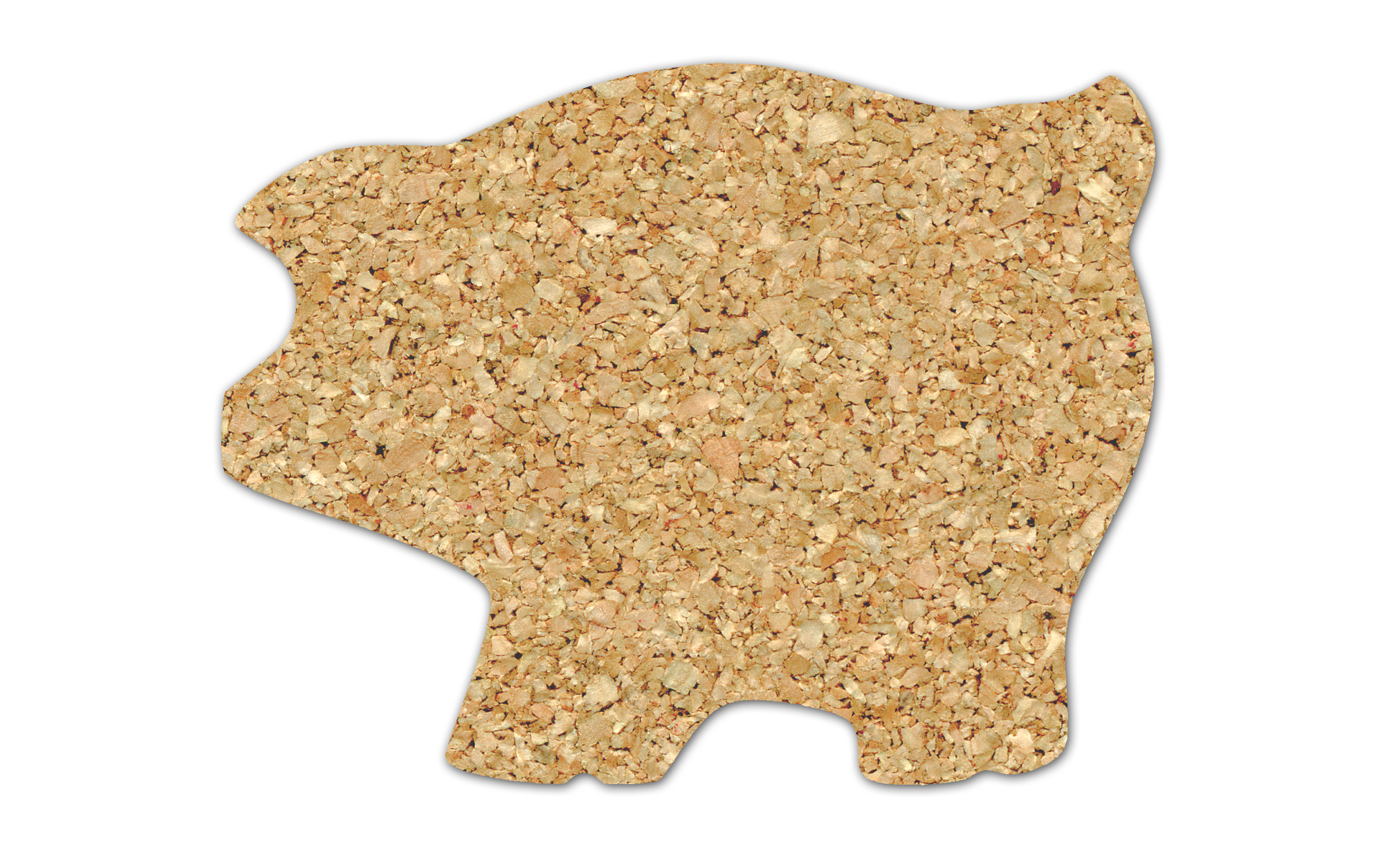 Piggy Bank Cork Coaster 6PG 1