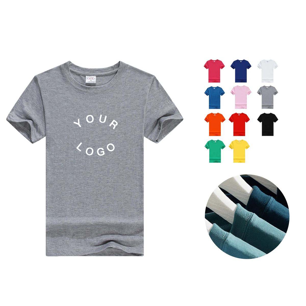 Cotton Short Sleeve Shirt for Men and Women 8