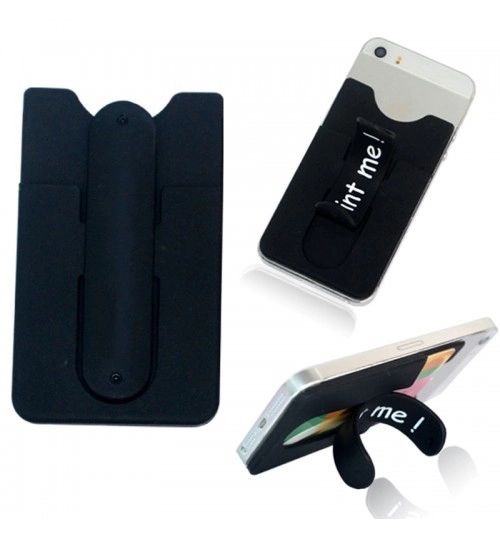 Mobile Phone Silicone Sticky Card Holder Stand 2