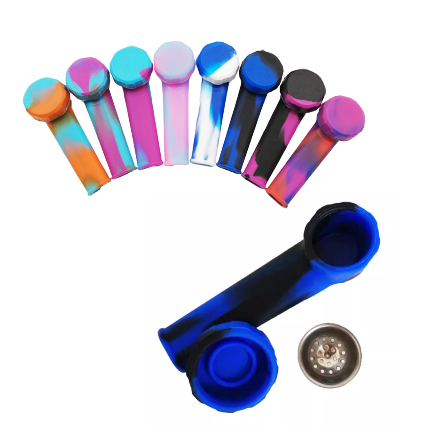 Silicone Smoking Tobacco Pipe 3