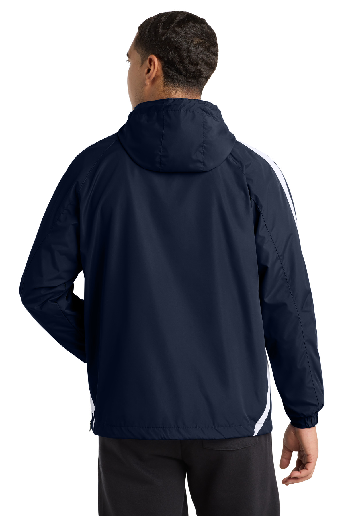 Sport-Tek Colorblock Raglan Anorak. JST63 36