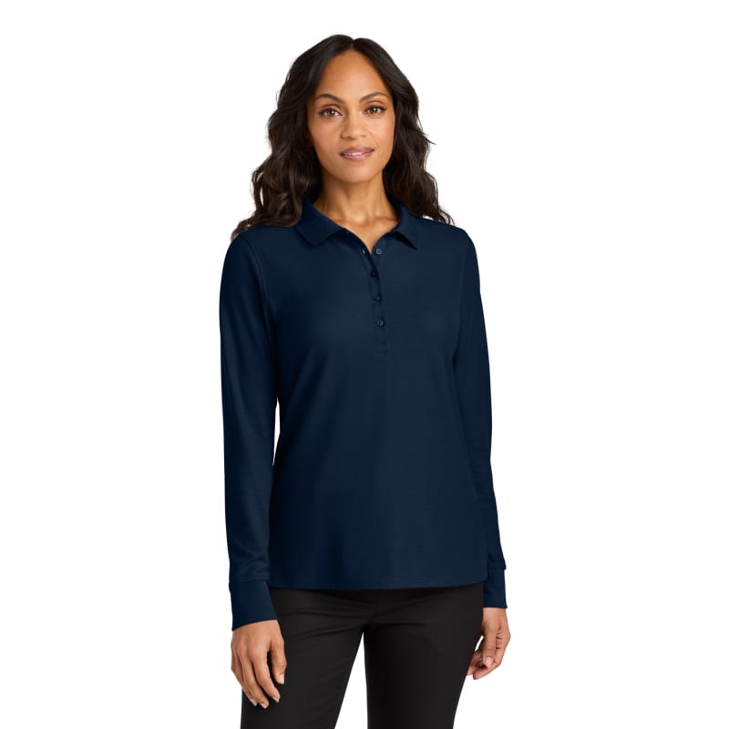 Port Authority Women's Wearever Signature Pique Long Sleeve Polo 7