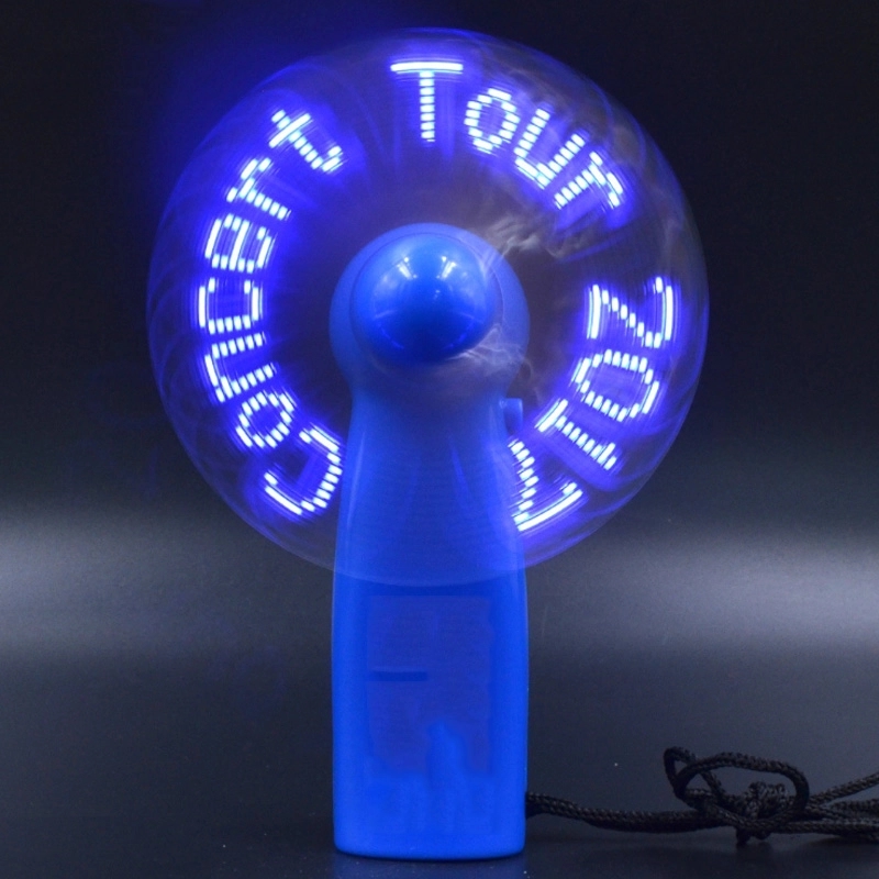 Flashing Logo LED Handhold Fan 2