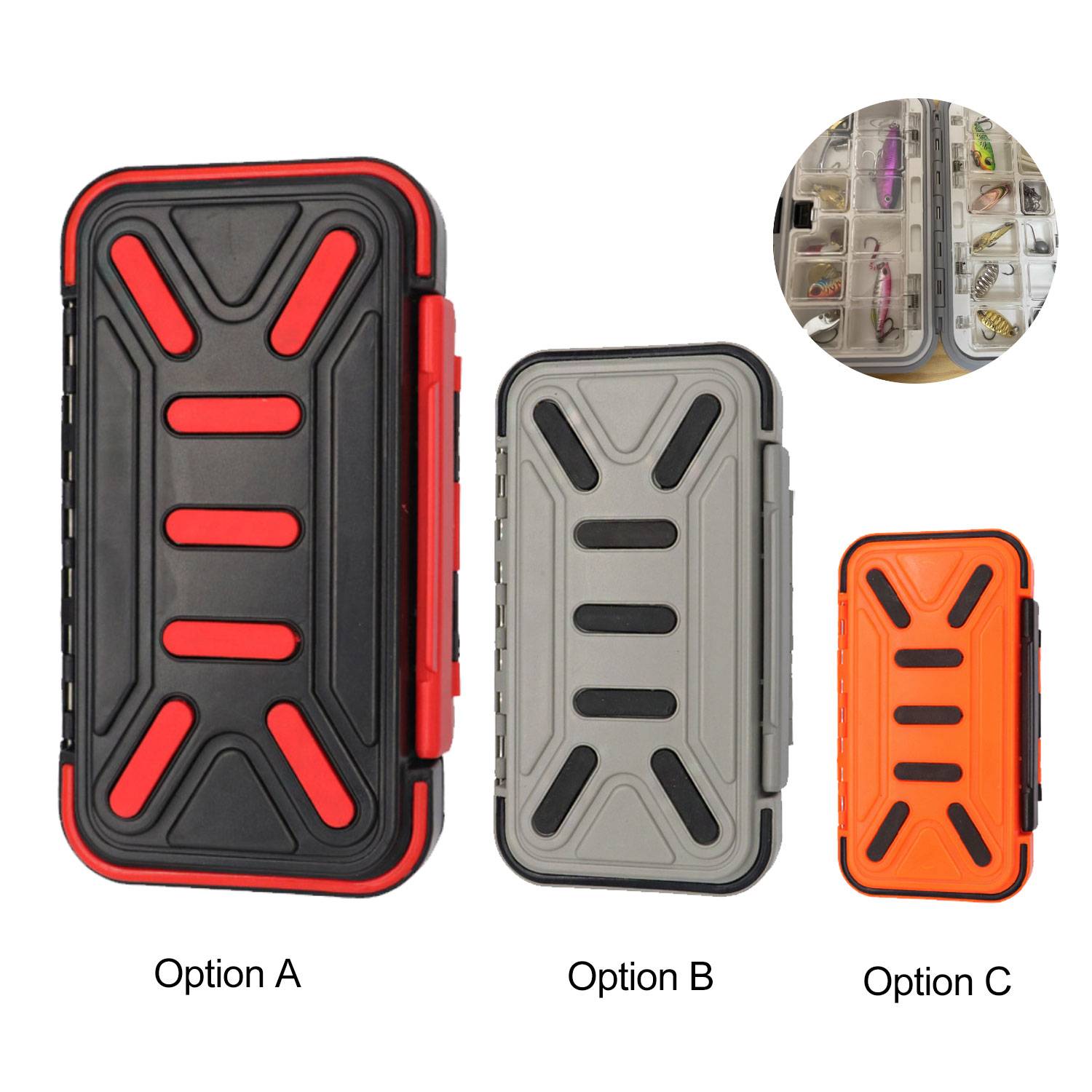 ABS Waterproof Fishing Tackle Box, custom sports ball with logo imprint 2