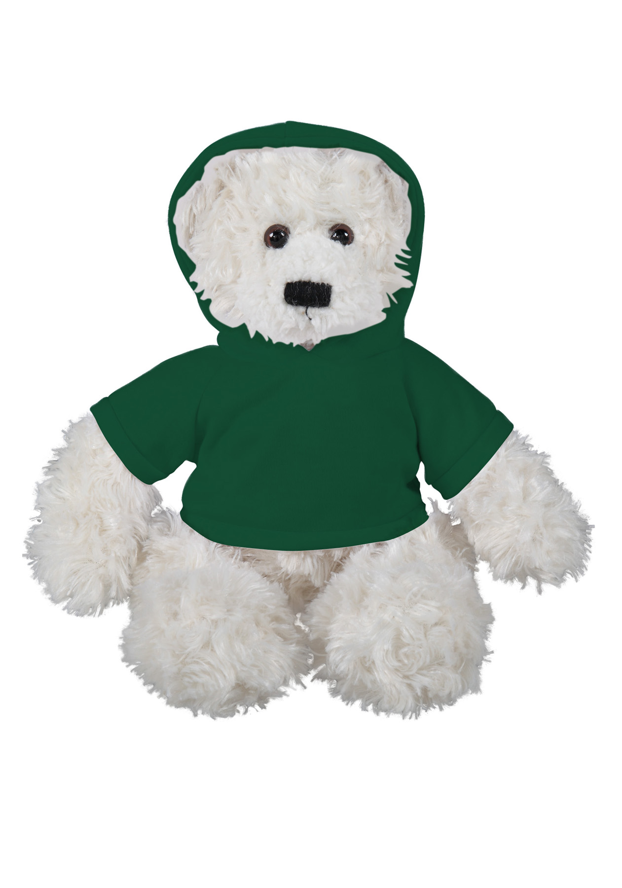 soft plush Cream Brandon Bear with hoodie 2