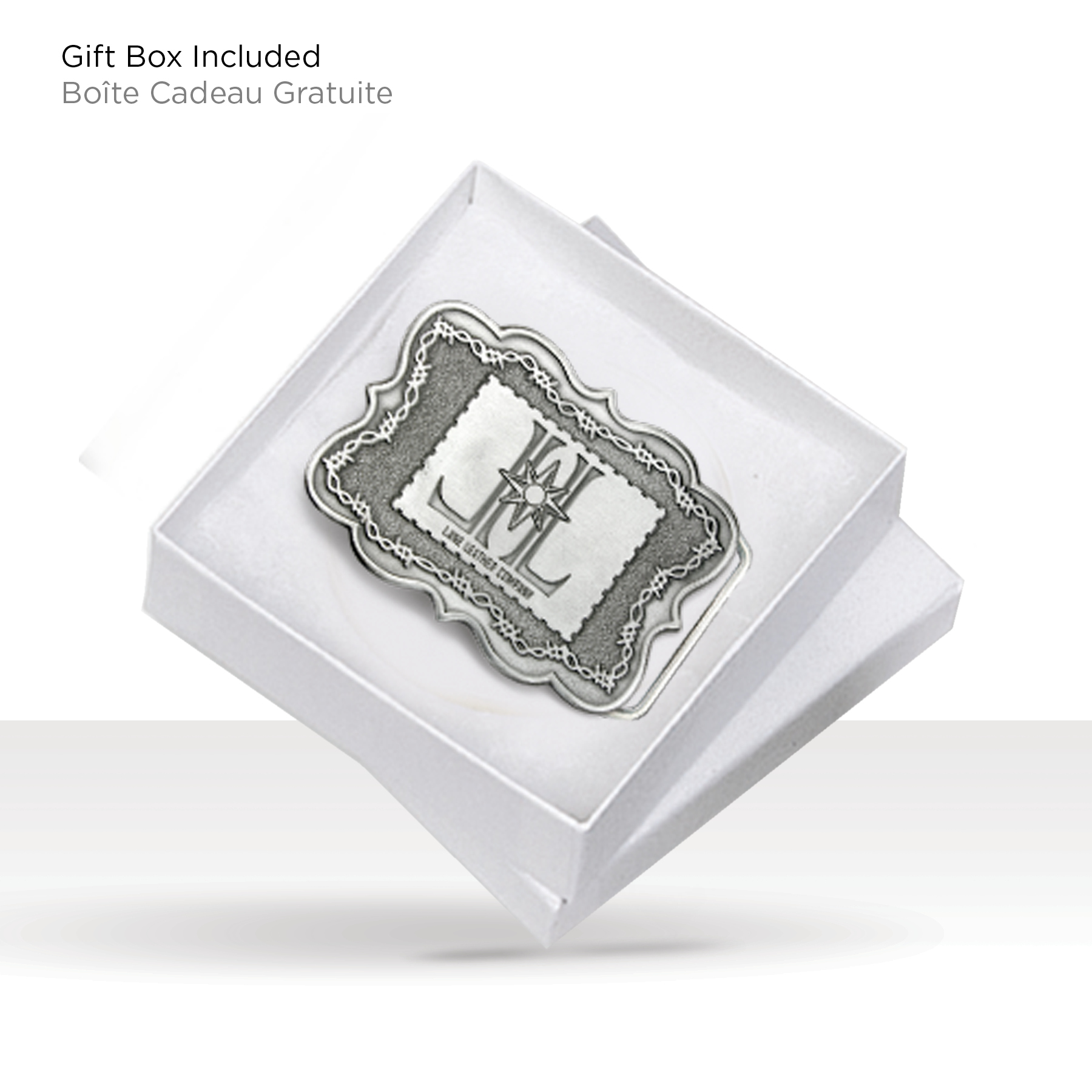Pewter Belt Buckle (2 x 3 in) 4