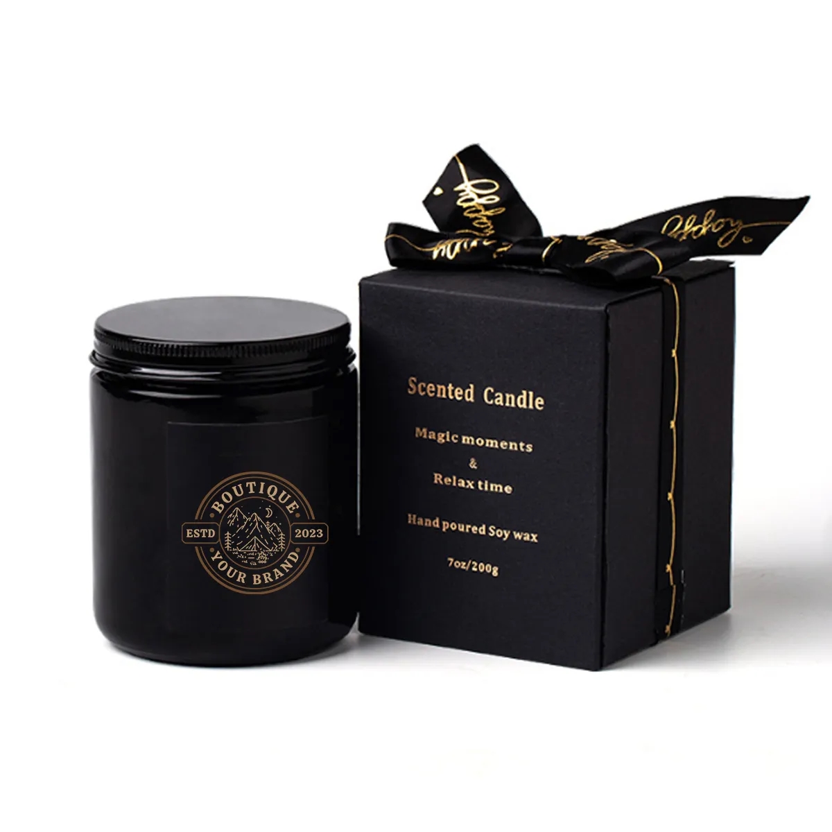 7oz Aromatherapy Candle 100% Natural Soy With Gift Box 3