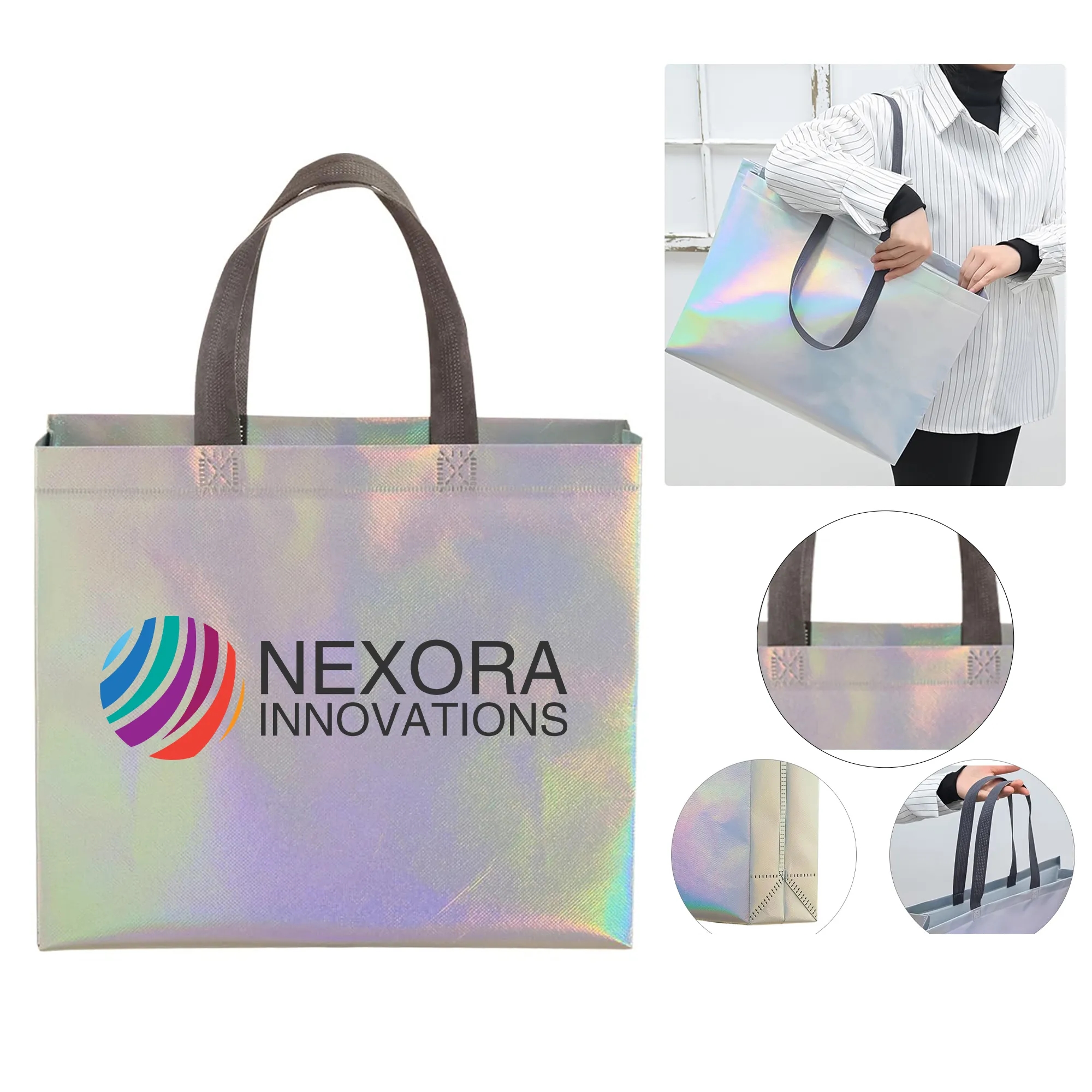 Waterproof Laser Laminated Nonwoven Bag for Gift Packaging 1
