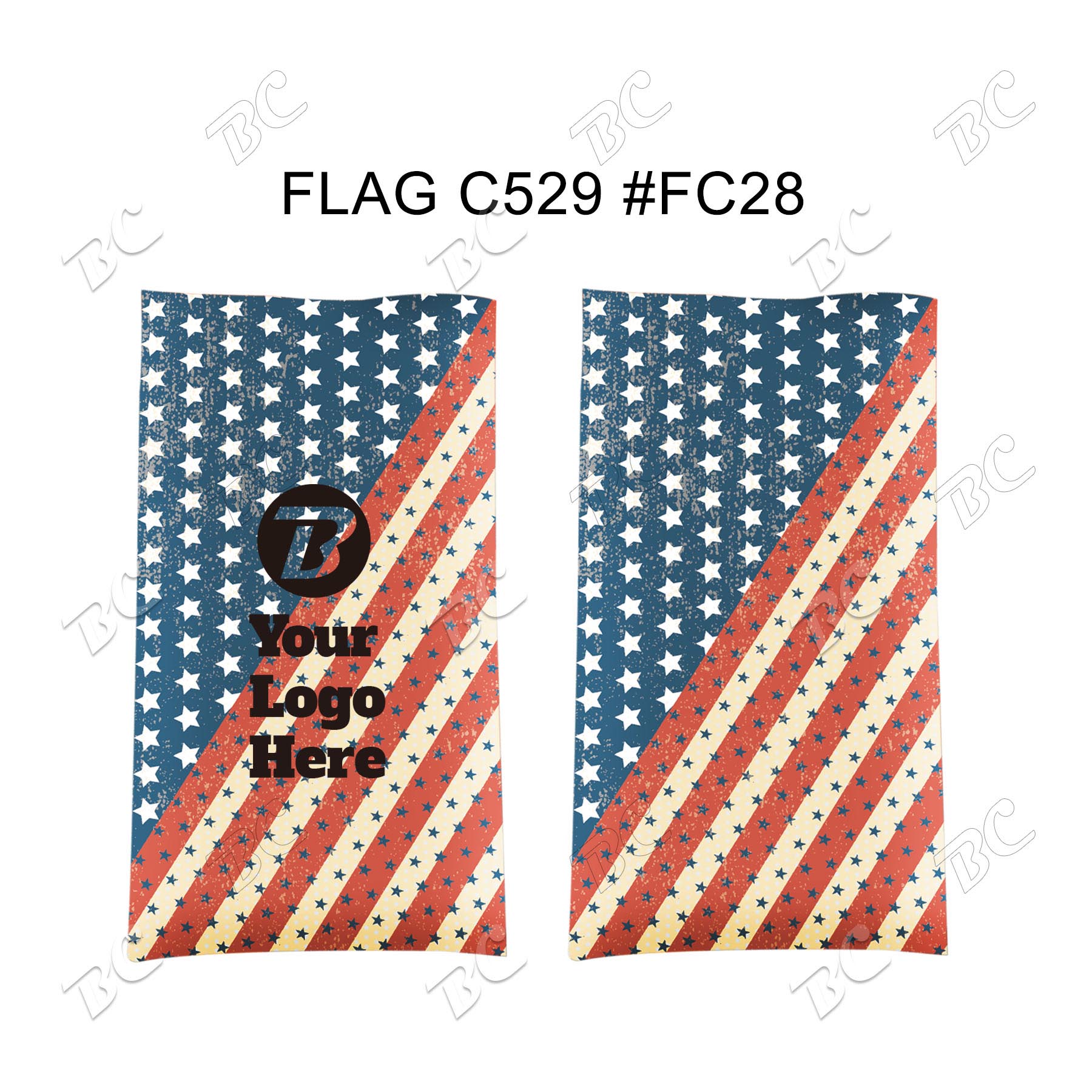 Flag Design 100% polyester Moisture Wicking Seamless Custom Bandana/Sport Scarfs/Gaiters 5
