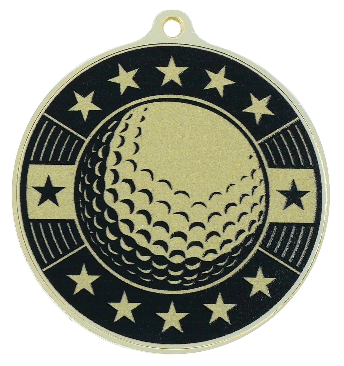 Golf Simucast Medallion (2-1/8")