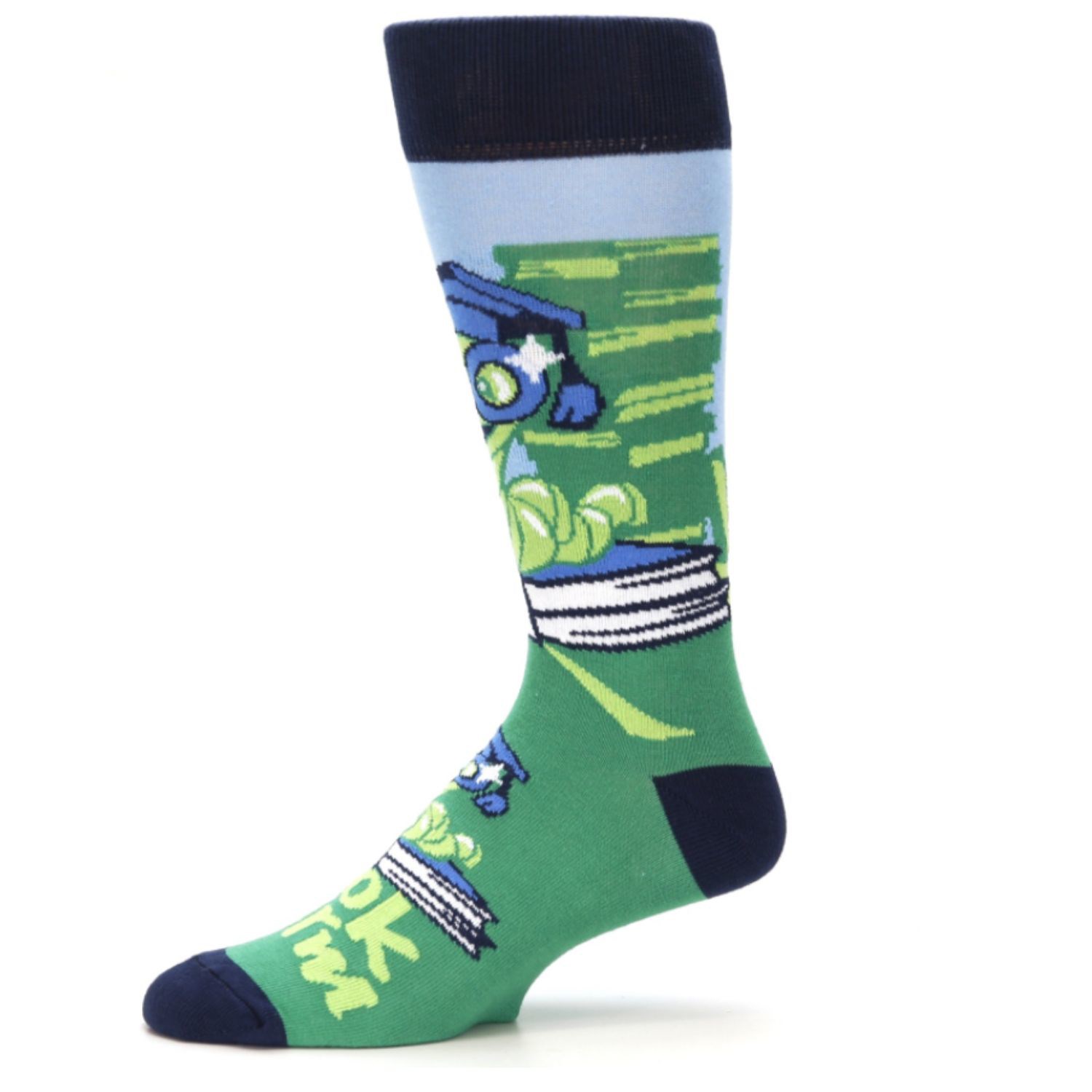 Mid calf crew knit in executive dress socks, 168 or 200 needle 5