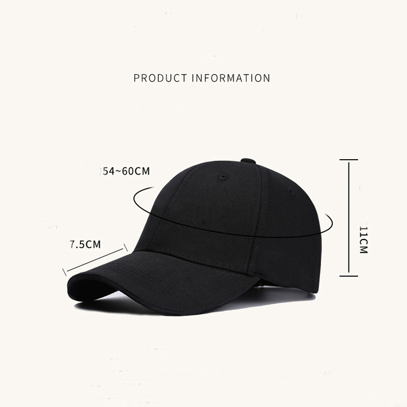 6 Panel Adjustable Unisex Sports Baseball Cap Dad Hats 9