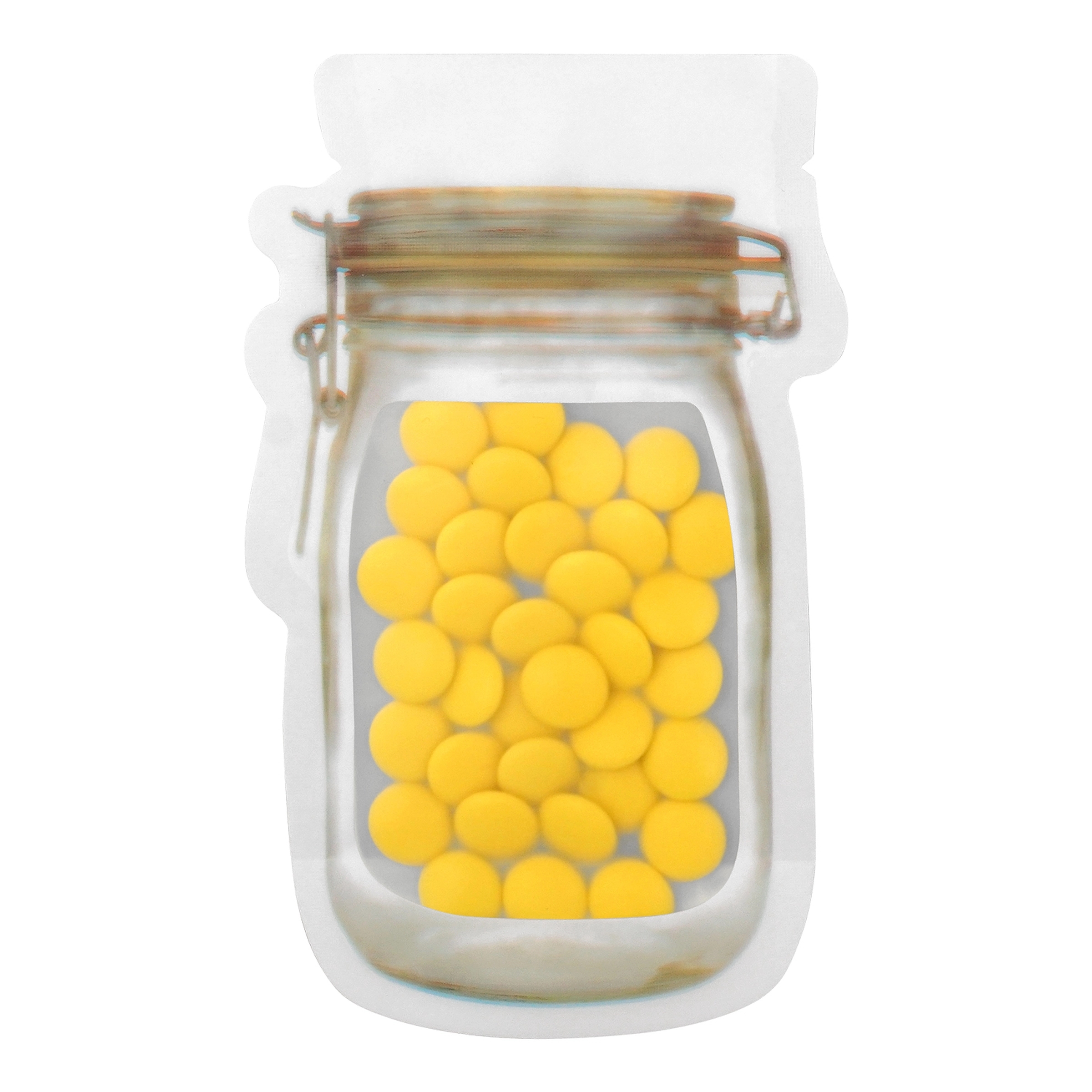 MASON JAR BAG OF PRINTED CANDY 18