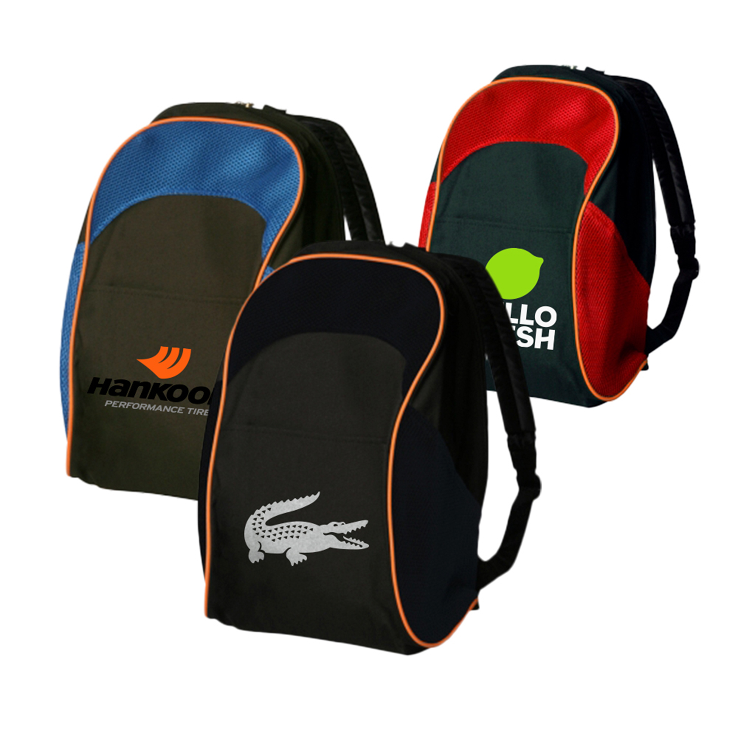 Classic Two-Tone School Backpack 2