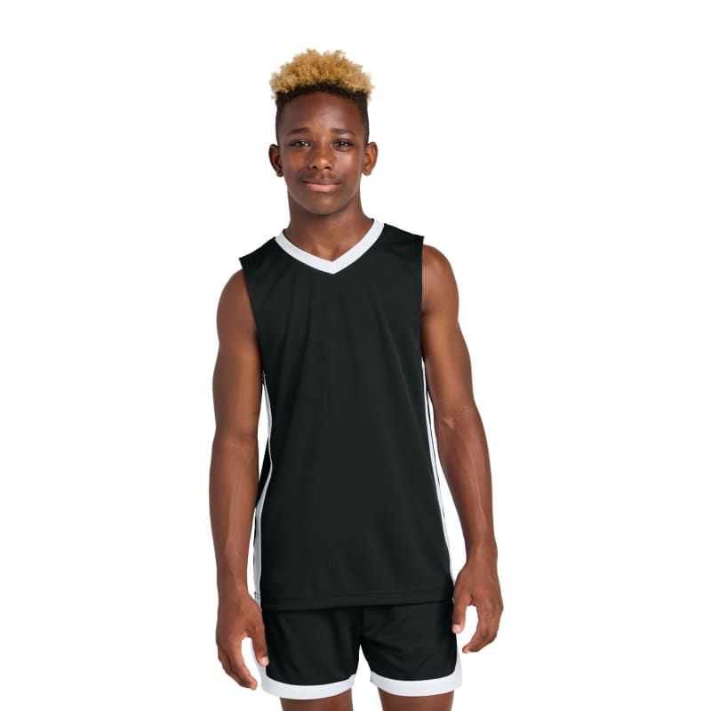 Sport-Tek Youth Rival Basketball Rev Jersey 8