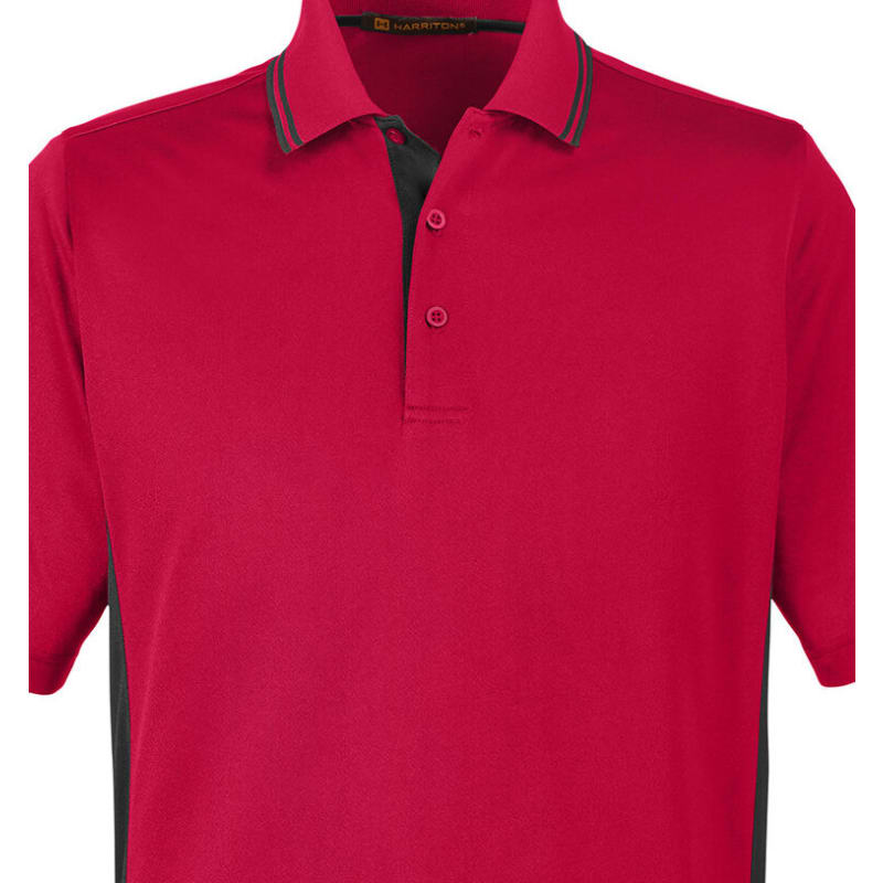 Harriton Men's Flash Snag Protection Plus IL Colorblock Polo 7